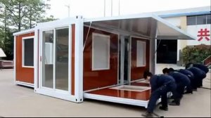 Китай Расширяемый контейнерный дом 10 минут