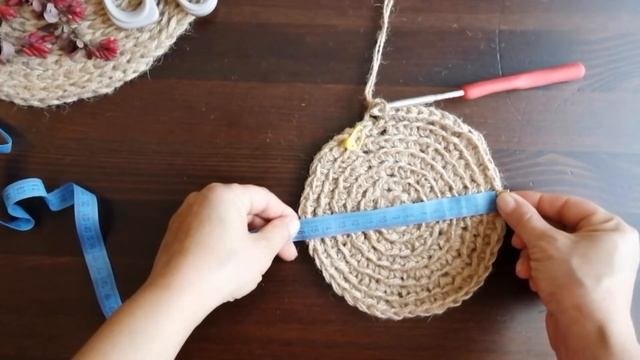 Салфетка сервировочная из джута