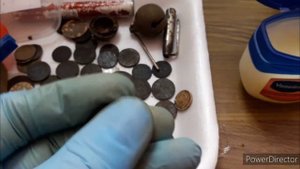 Консервация монет вазелином при гнилой патине.