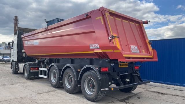 Самосвальный полуприцеп WIELTON на 11 тонных осях и дисковых тормозах смотреть онлайн