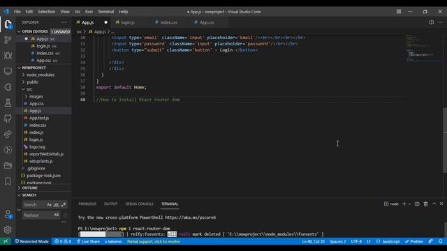 How To INSTALL React Router DOM