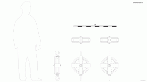 Канатный блок C. Чертёж.
