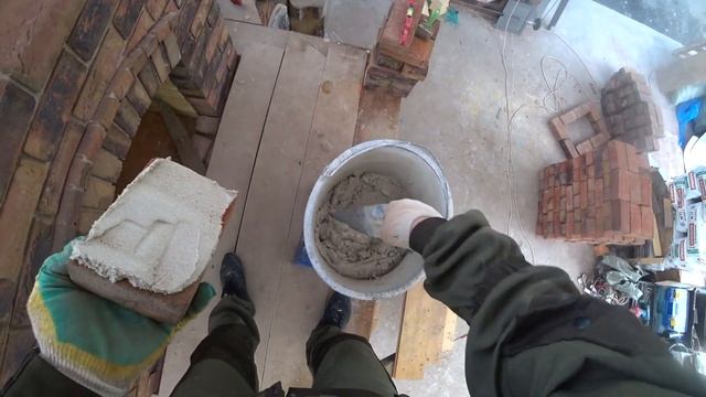Декоративная , узорная,фигурная кладка кирпича Гармошка
