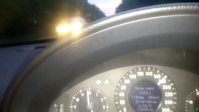 Mercedes W211. OM646.821. Ускорение. acceleration 100-200 км/ч