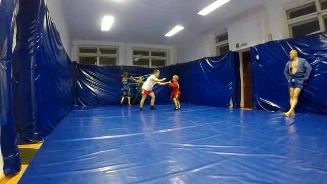 Ударная техника. Пятнашки. Самбо дети
