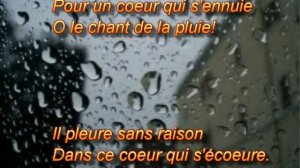 IL PLEURE DANS MON COEUR - PAUL VERLAINE (LISONS LE POEME)