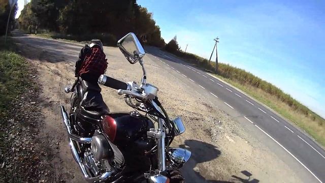 Осенний прохват по области [HONDA STEED] смотреть онлайн