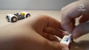 Как построить из лего полицейскую машину.
