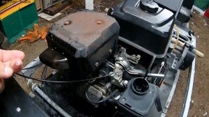 Мототолкач Ураган масло в глушителе