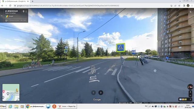 Виртуальные прогулки по Питеру улица Чекистов (часть 2) смотреть онлайн