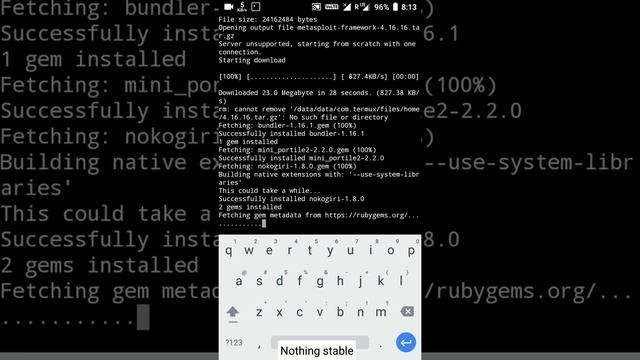 How to install metasploit framework in termux in Tamil || nothing stable
