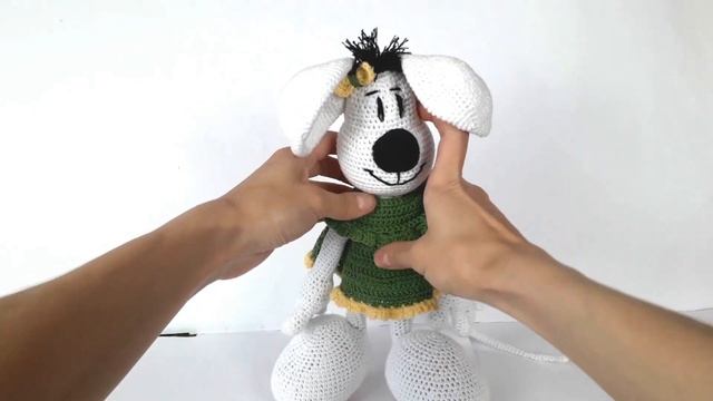 Мышка крючком. Вязаная мышка. Игрушки крючком. Вязание для начинающих