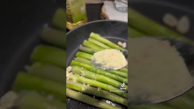 РЕЦЕПТ ПРИГОТОВЛЕНИЯ ЗЕЛЁНОЙ СПАРЖИ. #вкусно #спаржа #быстроиполезно #вкусноипросто#полезно