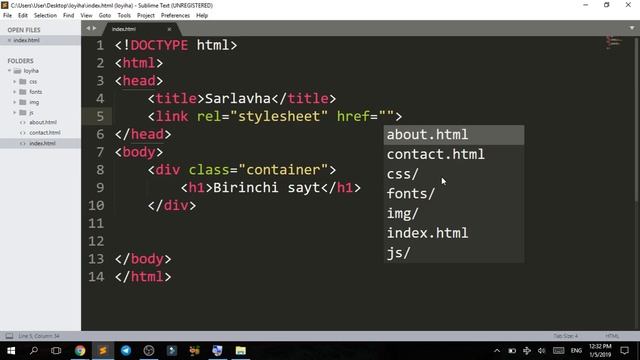 06 – AutoFileName paketi | Sublime Textni sozlash смотреть онлайн