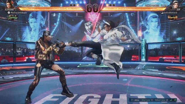 NO CHICKEN FOR AZUCENA BUT JUN IS SO STRONG - Tekken 8 Beta Rank gameplay смотреть онлайн