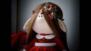 Santa Claus Doll Christmas Winter Dolls Handmade Doll