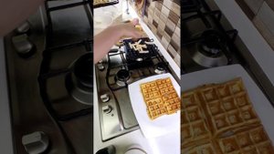 Омлет в вафельнице. Или Вафля Пицца. #Татарка