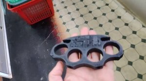 Кастет на 3д принтере hips пластик