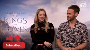Lord of the Rings The Rings of Power - Morfydd Clark & Charlie Vickers on stunts & WhatsApp groups