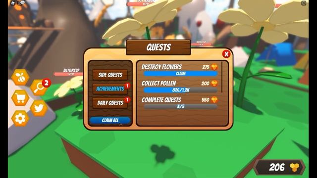 [Let's play] Покупаю новый скин Би Сим ?Роблокс / Bee Sim? Roblox смотреть онлайн