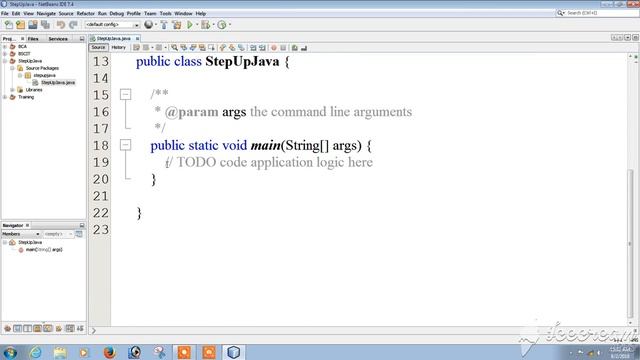 How to Open Netbeans and Run First Hello World Program in Java || StepUp Java || 2018 смотреть онлайн