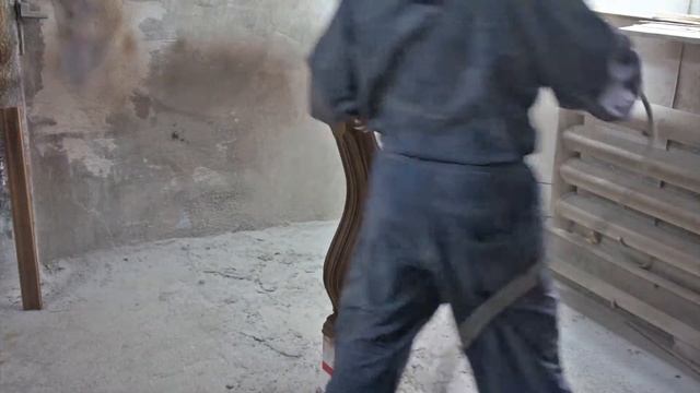 Покраска лестницы. Заходной столб. смотреть онлайн