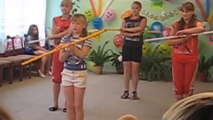 Танец с гимнастическими палками. Автор: Агеева О.В.