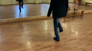Урок степа 1/3 Чечетка среднего уровня. Tap Dance, Single Time Dance.