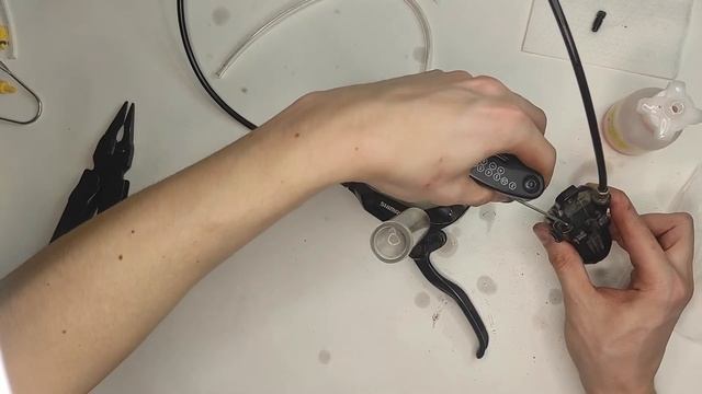 Прокачка гидравлических тормозов велосипеда. Набор для прокачки с Aliexpress.