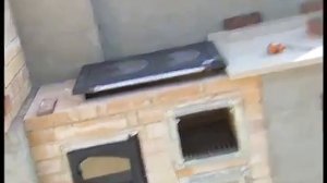 Камин и буржуйка в частном доме