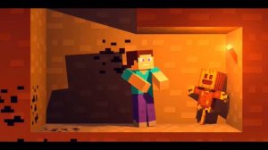 Minecraft Мультфильм Стив и Алекс