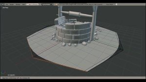 Blender 3D old well creature (time lapse)