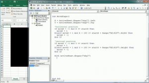 Excel Shapes Movement VBA Macro