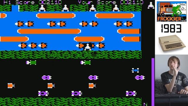Gaming Through The Ages Phase 2 - 1983 - Frogger - Apple IIe смотреть онлайн