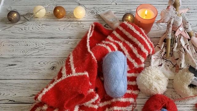 Хлопок Травка и PerFortuna LanaGrossa. Сравнение/Весенний Санта/Выбираю пряжу для детского вязания/ смотреть онлайн