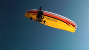 Учебные полеты параплана T-Fighter