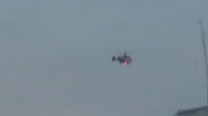 Москва сити, строительство при помощи вертолёта