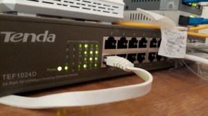 Tenda 24-Port Fast Ethernet Switch | Maximizing Speed and Performance with Tenda TEF1024D Switch