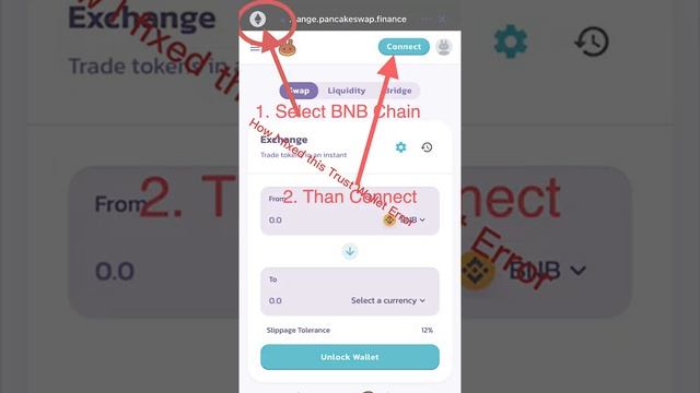 How to fixed UNSUPPORTED Chain id error in Trust Wallet App