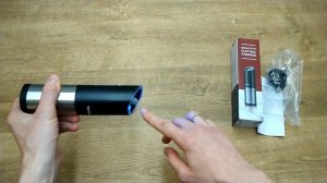 Автоматическая гравитационная Мельница Гриндер для соли и перца Распаковка и Проверка товара INKBIR