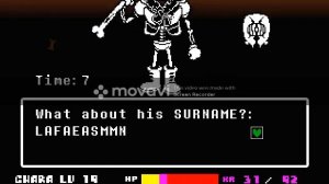 Undertale Revenge Papyrus