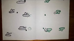 Настольная стратегия военная игра Танчики