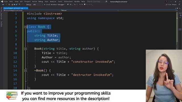 Destructors in Programming: Practical Demonstration смотреть онлайн