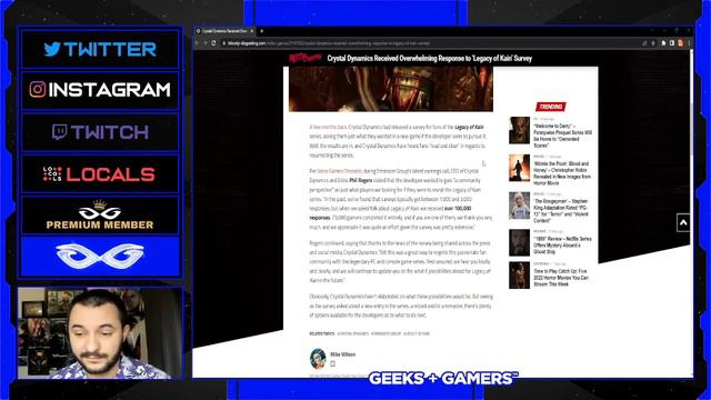 Legacy of Kain Survey Response Was Overwhelming For Crystal Dynamics