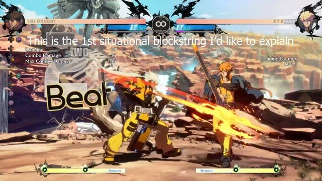 GGST Sol Blockstring Breakdown (Pre V1.09)