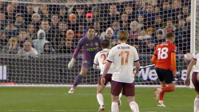 GOAL! | Jordan Clark | Luton Town 2-3 Manchester City | Fifth Round | Emirates FA Cup 2023-24 смотреть онлайн