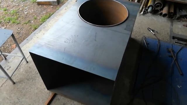 Банная печь "как стиральная машинка" часть 1. смотреть онлайн