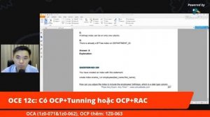 Live - Bí kíp Chinh phục chứng chỉ Oracle OCP step by step | Trần Văn Bình | Oracle DBA Việt Nam