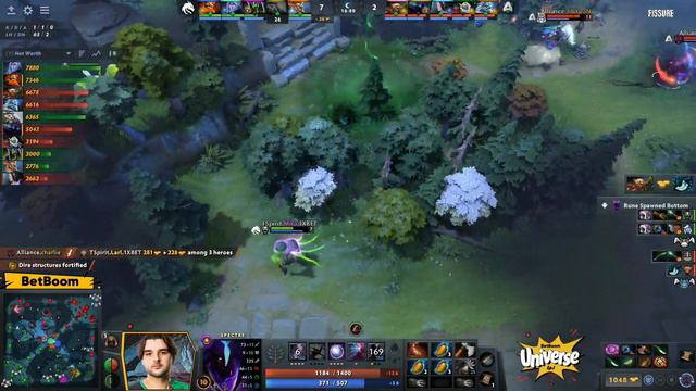 (RU) Alliance vs Team Spirit | map 1 | BetBoom Universe Ep. I | by @4ce & @Sheyl смотреть онлайн