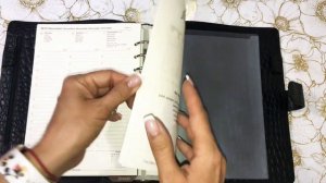 Полный обзор Filofax croc A5 ebony part 2
